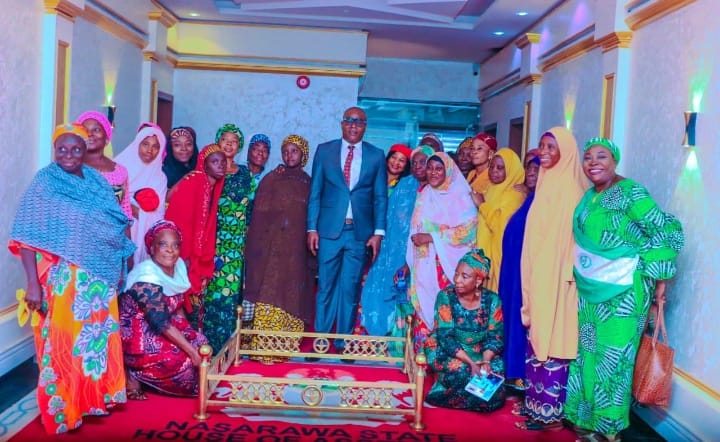 Hon. Solomon Yakubu Akwashiki, member representing Lafia Central constituency at the Nasarawa State House of Assembly and women group