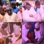Images of Rt. Hon Ibrahim Balarabe Abdullahi, the former Speaker of the Nasarawa State House of Assembly and Ohimegye Opanda, HRH. Alhaji Usman Abdullahi