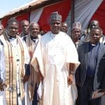 Rt. Hon. Danladi Jatau, Speaker of the Nasarawa State House of Assembly with leadership of ECWA DCC Keffi