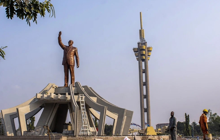Mausoleum honoring Patrice Lumumba, the independence leader who was assassinated, in the capital city of Kinshasa