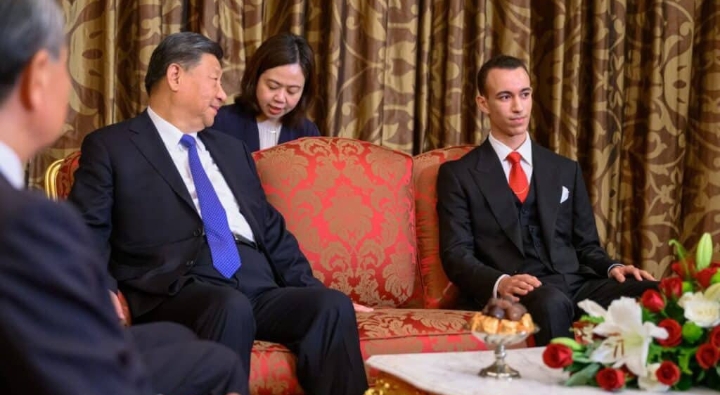 Chinese President Xi Jinping Holds Talks with Morocco's Crown Prince Moulay El Hassan