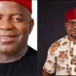 Abia State Governor, Alex Otti and Labour party chieftain and Managing Director of Sonacop Industrial Limited, Mazi Emma Uche