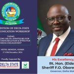 Delta State Governor, Rt. Hon. Sheriff Oborevwori