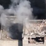 Destruction of a Ukrainian technical post with surveillance cameras