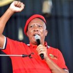 South African EFF Party leader Julius Malema