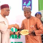 Secretary to the Government of Nasarawa State, Barr. Muhammad Ubandoma Aliyu and Speaker of Nasarawa State House of Assembly, Rt. Hon Danladi Jatau