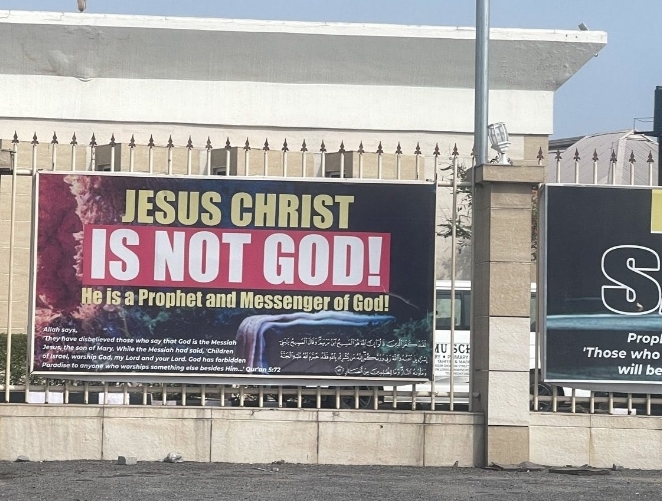 'Jesus Christ is not God' sparks reactions on social media.