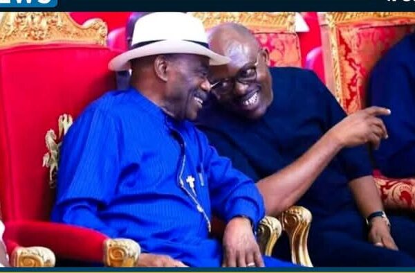 Former Governor Peter Odili of Rivers State and Governor Siminalayi Fubara