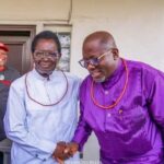 Elder statesman, Chief Godwin Ogbetuo and Delta State Governor, Rt. Hon. Sheriff Oborevwori