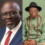 Governor Sheriff Francis Orohwedor Oborevwori of Delta State and Senator Ighoyota Amori, the newly appointed Chief Adviser to the Governor