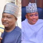 Chairman Forum of Supervisors across the 21 local government areas of Kogi State from 2021 to 2023, Hon Nda Abu and Kogi State Governor, Alhaji Ahmed Usman Ododo