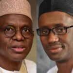 National Security Adviser (NSA), Nuhu Ribadu and Former Kaduna State Governor, Nasir El-Rufai