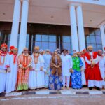 Delta State Governor, Elder Sheriff Francis Oborevwori, Nigeria's First Lady and wife of the President, Senator Oluremi Tinubu, traditional rulers and people of Delta State