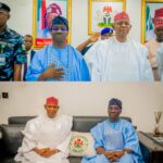 Kano State Governor, Yusuf Abba and Edo State Governor, Senator Monday Okbebholo