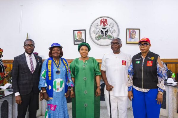 Wife of Abia Governor, Mrs. Priscilla Otti, Inducted into Rotary Club Umuahia Government House