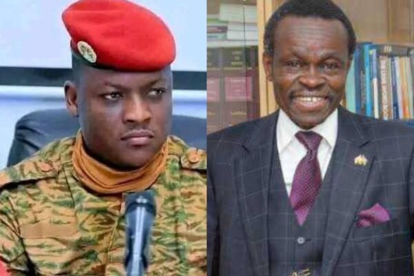 Captain Ibrahim Traoré, the Burkina Faso President and Professor PLO Lumumba