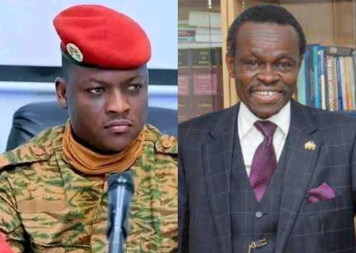 Captain Ibrahim Traoré, the Burkina Faso President and Professor PLO Lumumba