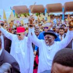 Vice President Kashim Shettima and Delta State Governor, Sheriff Oborevwori