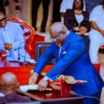 Delta State Governor, Rt. Hon. Sheriff Oborevwori at the Delta State House of Assembly