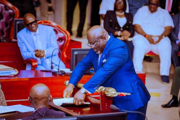 Delta State Governor, Rt. Hon. Sheriff Oborevwori at the Delta State House of Assembly