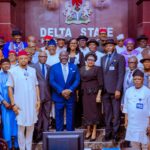 Delta State Governor, Rt. Hon. Sheriff Oborevwori and leadership of Delta State House of Assembly