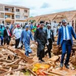 Vice President Kashim Shettima, accompanied by Minister of Information & National Orientation Mohammed Idris and Deputy Governor of Niger State Comrade Yakubu Garba, conducted an on-the-spot assessment of the recent devastating flood in Mokwa, Mokwa Local Government Area of Niger State.