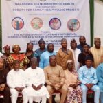 Participants at policy dialogue organized by society for family health SFH.