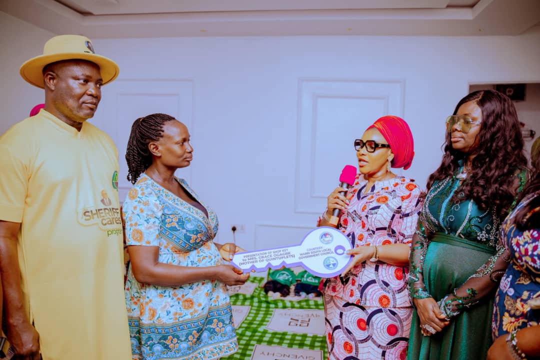 Delta Governor’s Wife Debunks Viral Video On Ugbori Quintuplets, Highlights Support