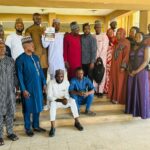 Boss Mustapha Ismail, Kogi State Chairmanship aspirant of NYCN, his Campaign Organization Director General, Hon Umar Bako clerk and his team of supporters