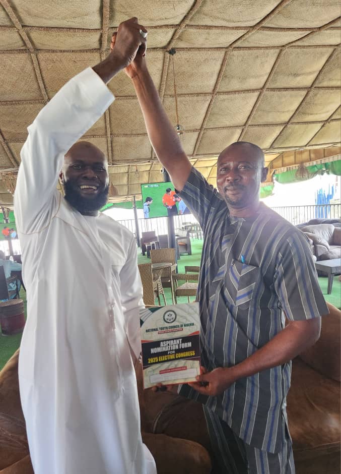 Hon. Rasheed Bashiru Okatengwu, the Executive Chairman of Adavi Local Government and Boss A-Mustapha Ismail, the Kogi State chapter NYCN Chairmanship aspirant