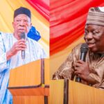 Senator Abdullahi Adamu and Rt. Hon Ibrahim Balarabe Abdullahi