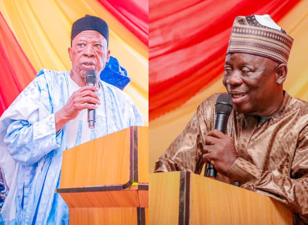 Senator Abdullahi Adamu and Rt. Hon Ibrahim Balarabe Abdullahi