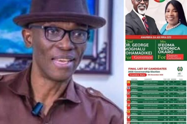 INEC announces Barr. Julius Abure's candidate, Chief George Moughalu as authentic Labour Party Governorship Candidate in Anambra