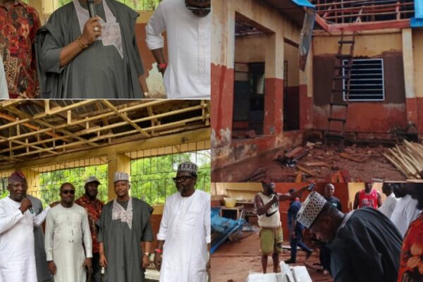 Olamaboro LGC Chair Ameh Williams Inspects Lawmaker Alewo's Ongoing Project