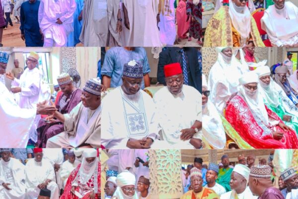 Aisha, daughter of Federal Commissioner Aliyu Tijani, weds Shitu, son of Emir of Loko in Nasarawa, attended by top politicians