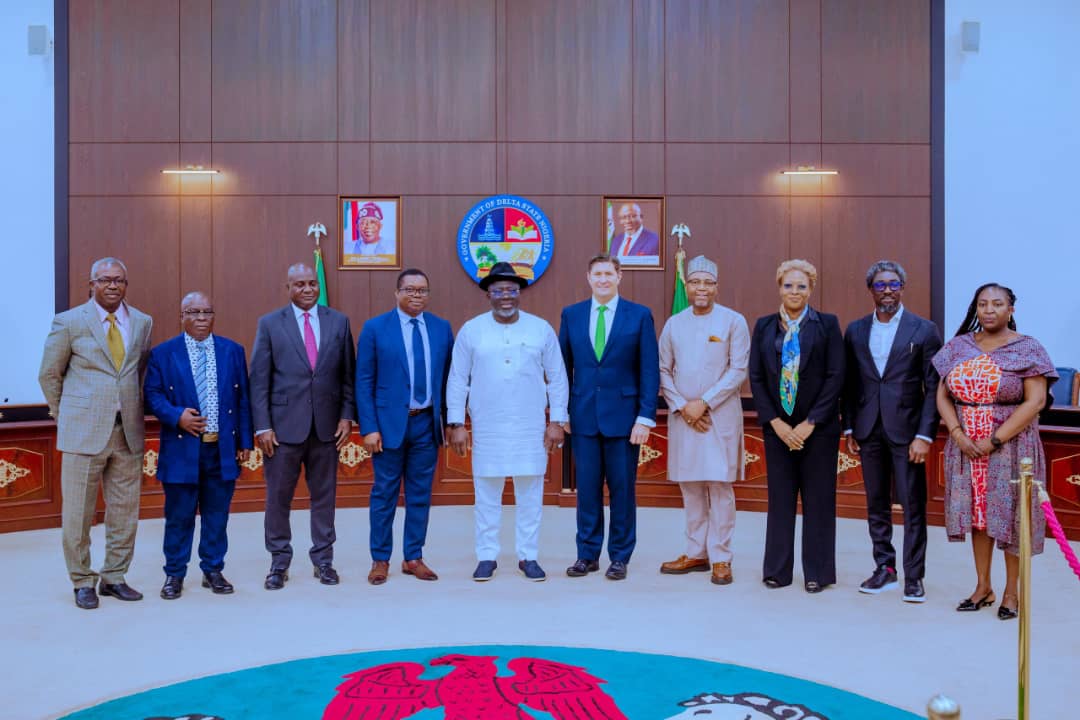 Delta State Governor, Rt. Hon. Sheriff Oborevwori and leader of management team of Seplat Energy, led by its Chief Executive Officer, Mr. Roger Brown, at Government House, Asaba.