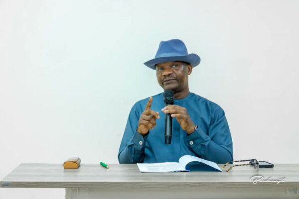 Commissioner for Works (Rural Roads) and Public Information, Mr. Charles Aniagwu