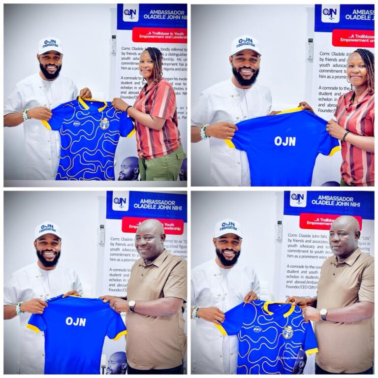 Amb. Oladele John Nihi highlights sports’ role in promoting unity and Youth Devt