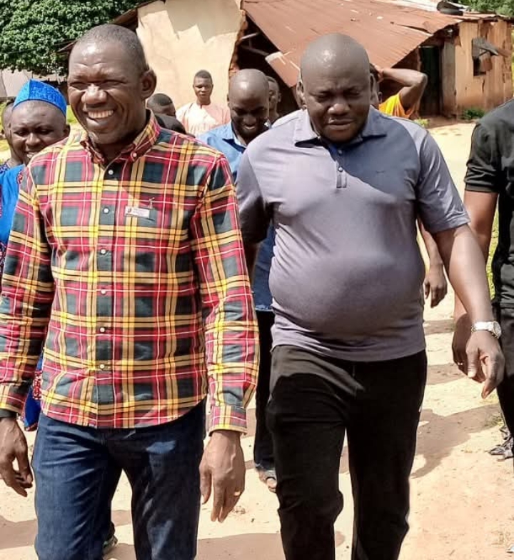 Engineer Muhammed Abubakar Bashir Gegu, Kogi State Commissioner for Solid Minerals and Natural Resources (L) and Hon Idrees Aliyu Maikudi, Member representing Kogi constituency at the State House of Assembly