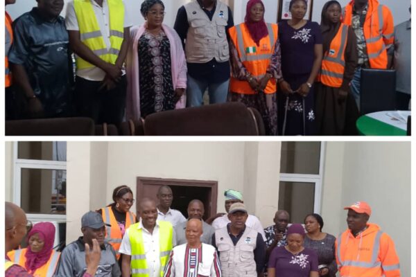 NEMA, KOSEMA Team in a Group Photograph with DG Radio Kogi and MD/CEO, Graphics Newspaper