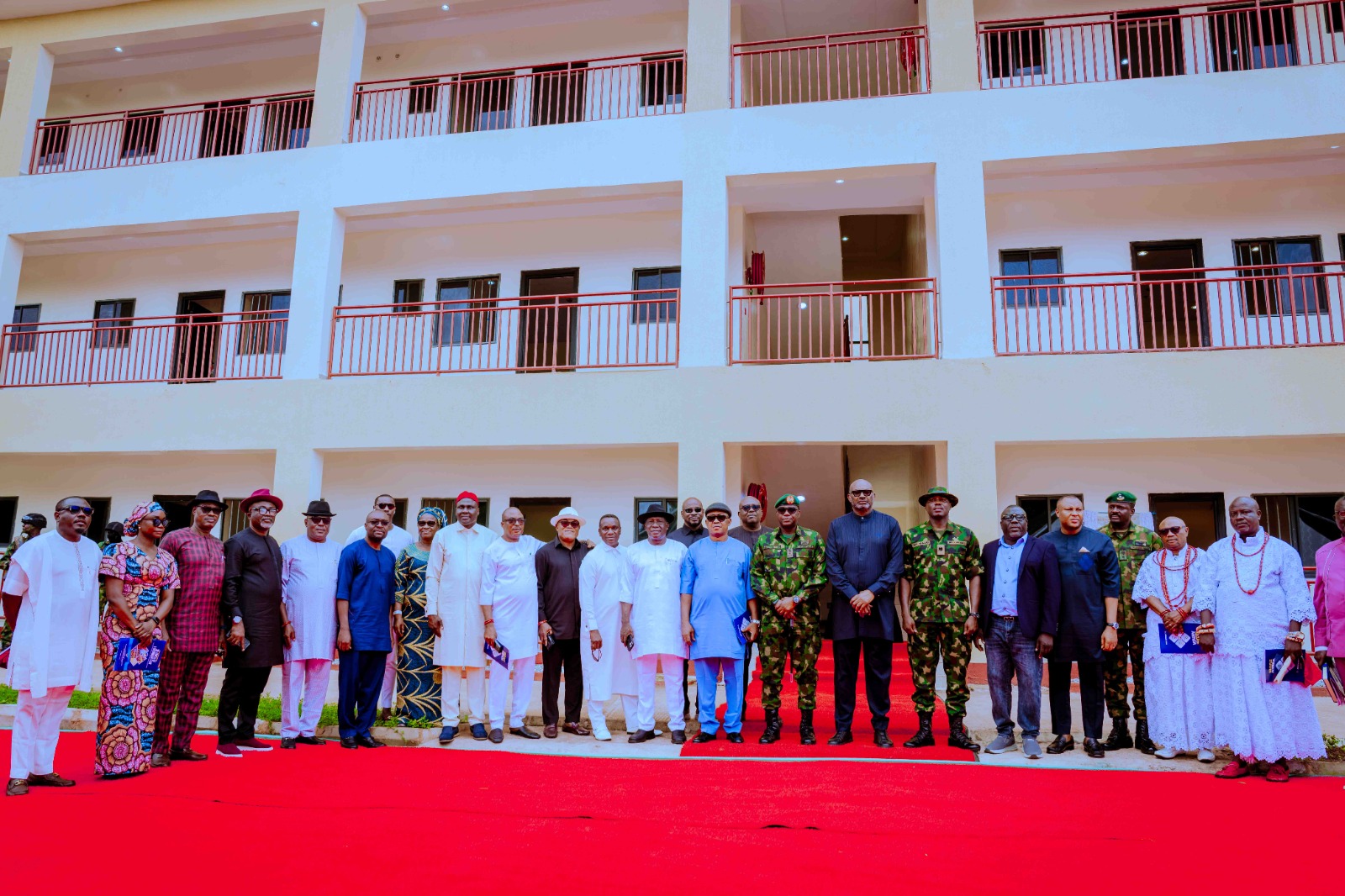Oborevwori Inaugurates 30 Housing Units For Soldiers in Delta