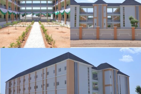Zulum commissions nursing college, teachers' houses and market shops in Gwoza