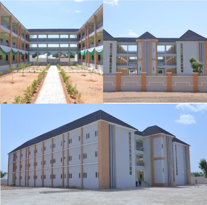 Zulum commissions nursing college, teachers' houses and market shops in Gwoza