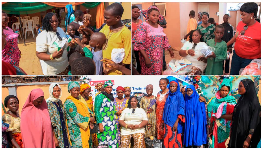 Veronika Bakoz Charity Foundation Put Smiles on Faces of 100 Widows & Children in Kogi