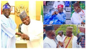 President Bola Ahmed Tinubu, Yahaya Adoza Bello, Chief Richard Asaje