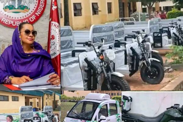 Senator Natasha Akpoti empowers over 200 Kogi Central constituents with made-in-Nigeria electric vehicles, motorcycles