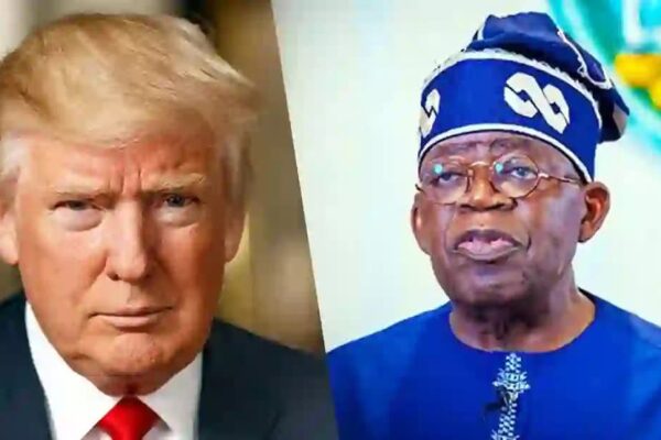 President Donald Trump of US and President Bola Ahmed Tinubu of Nigeria