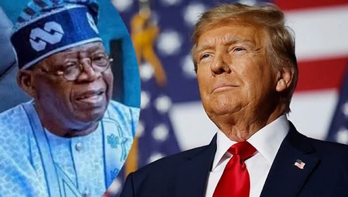 President Bola Ahmed Tinubu of Nigeria and President Donald Trump of US