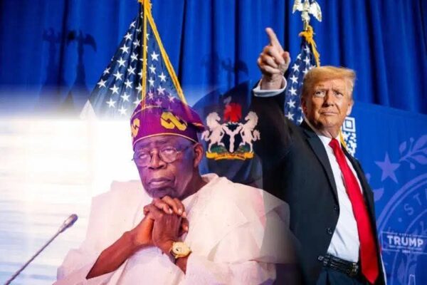 President of Nigeria, Bola Ahmed Tinubu and President of United States, Donald Trump