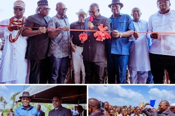 Oborevwori Inaugurates Cluster Of Housing Units In Okuama
